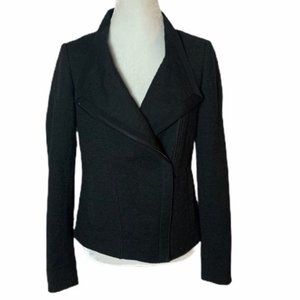 Vince Stretch Frisé Asymmetric Jacket